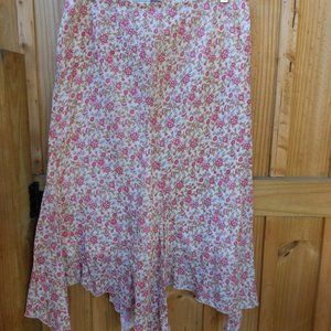 Necessary Objects Floral skirt, Size large